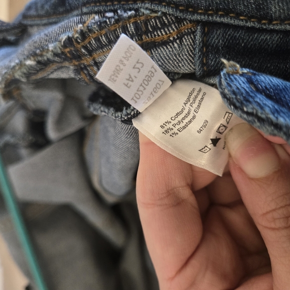 Venus NWOT Off-The-Shoulder Denim Jumpsuit - Dark Wash, Size 18 - Picture 14 of 14